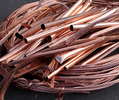 蛍光X線分析器で分類された銅